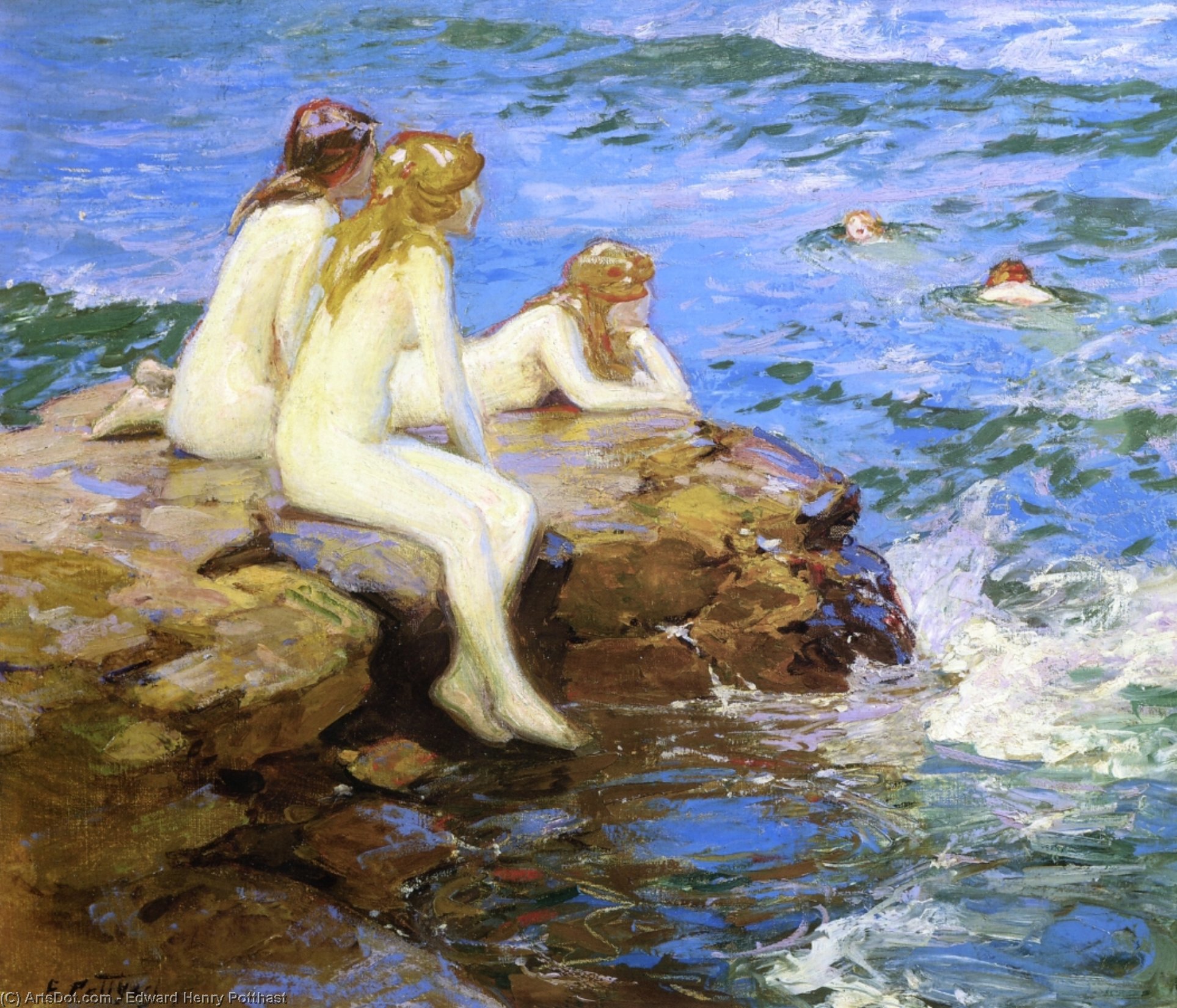 Sea Numphs — Edward Henry Potthast