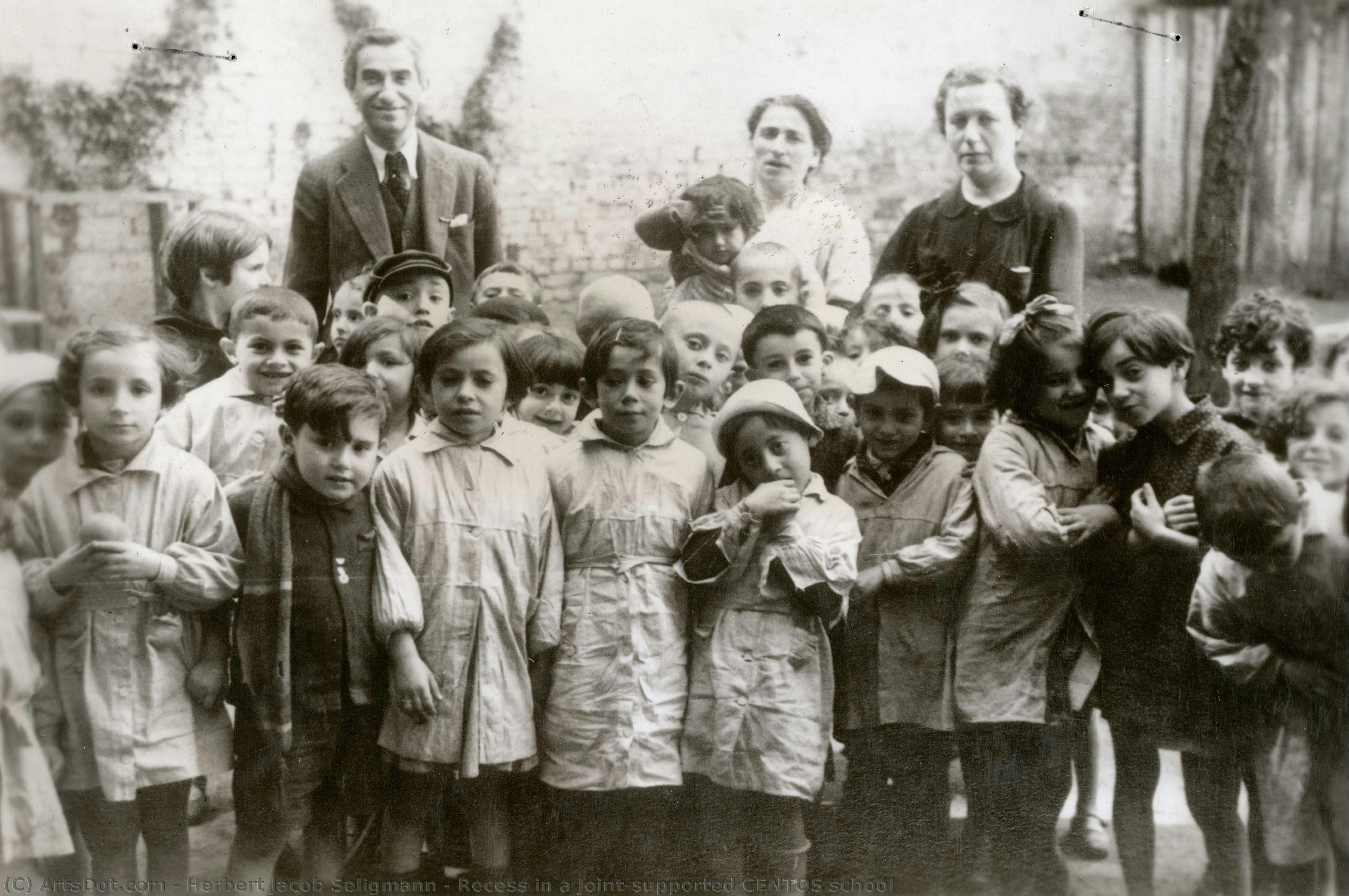 Recess In A Joint-supported Centos School — Herbert Jacob Seligmann