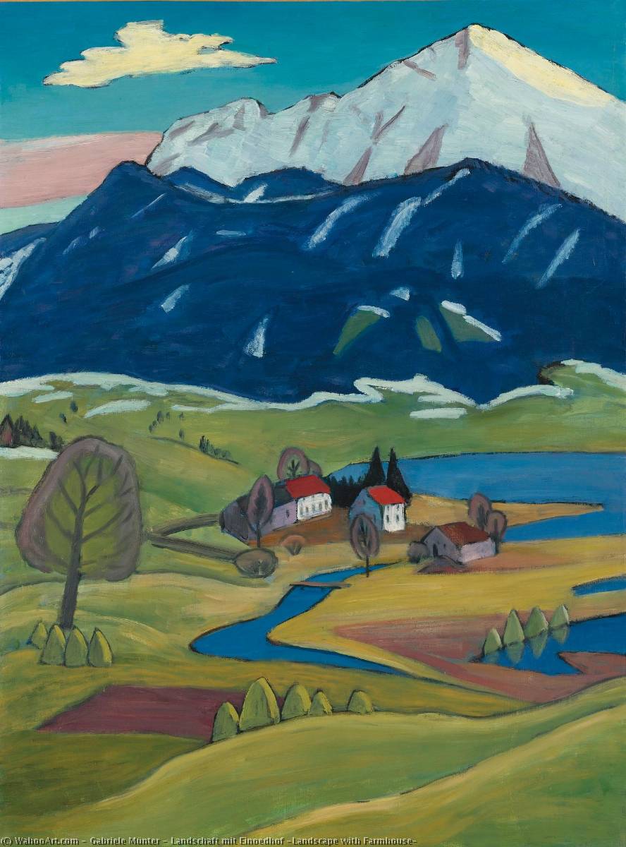 Landschaft Mit Einoedhof (landscape With Farmhouse) — Gabriele Münter