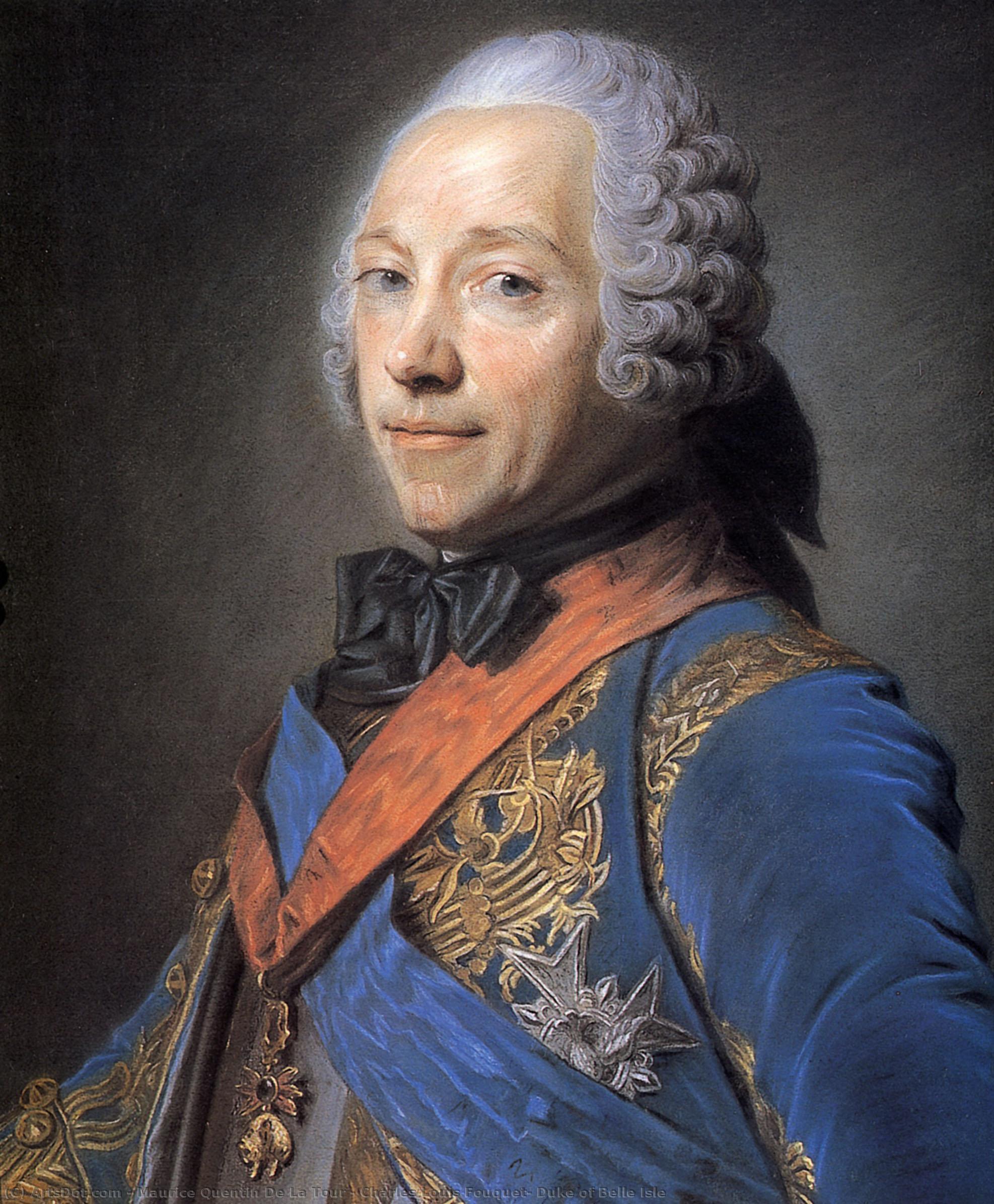 Charles Louis Fouquet, Duke Of Belle Isle — Maurice Quentin De La Tour