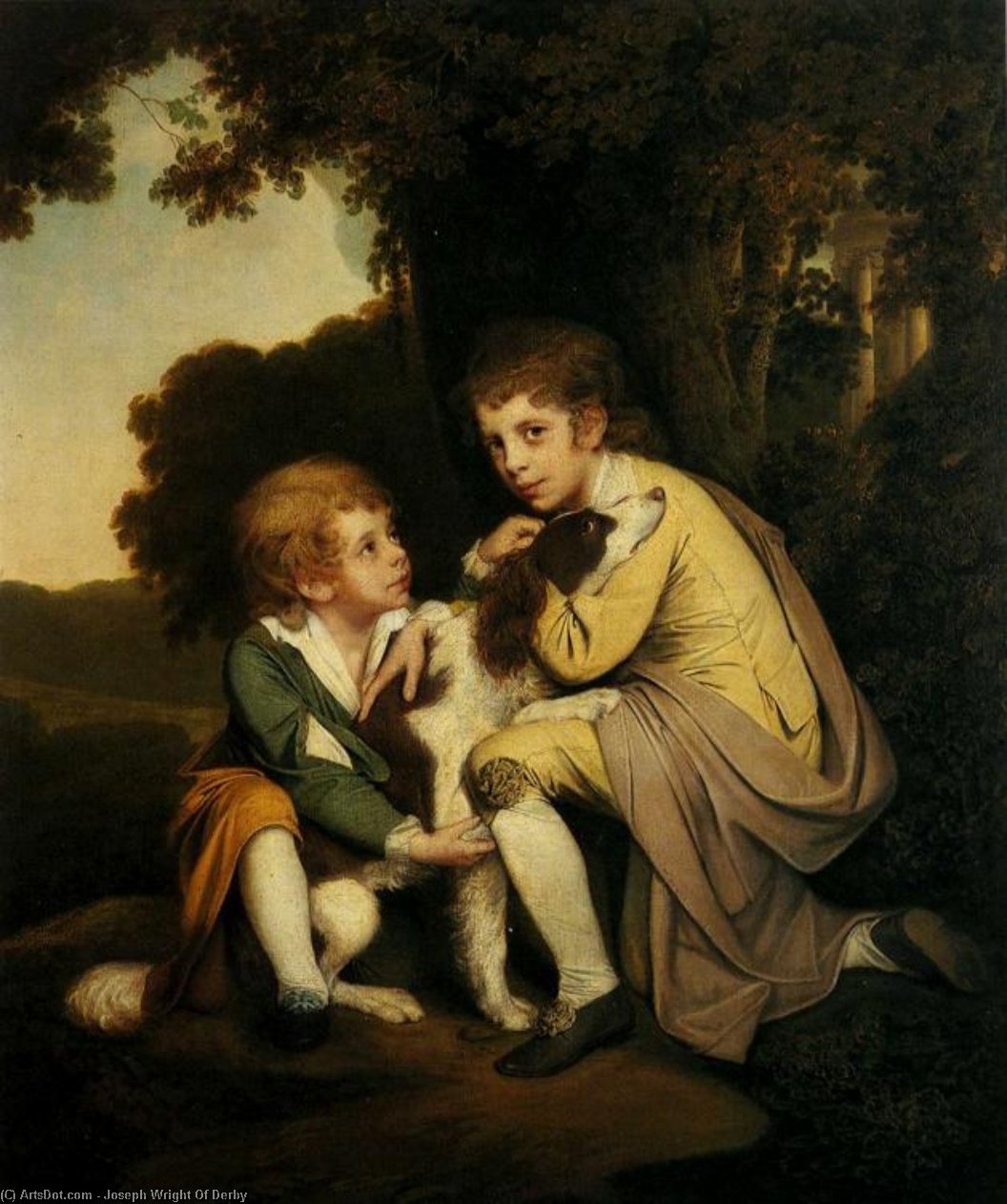 Thomas And Joseph Pickford As Children — Joseph Wright Of Derby