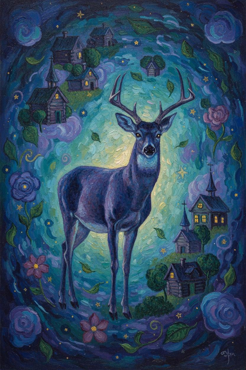 The Sentinel Of Indigo Dreams — Élise Garnier