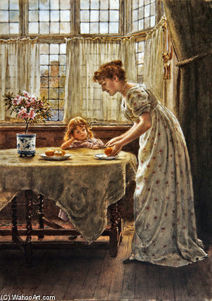 Afternoon Treat — George Goodwin Kilburne