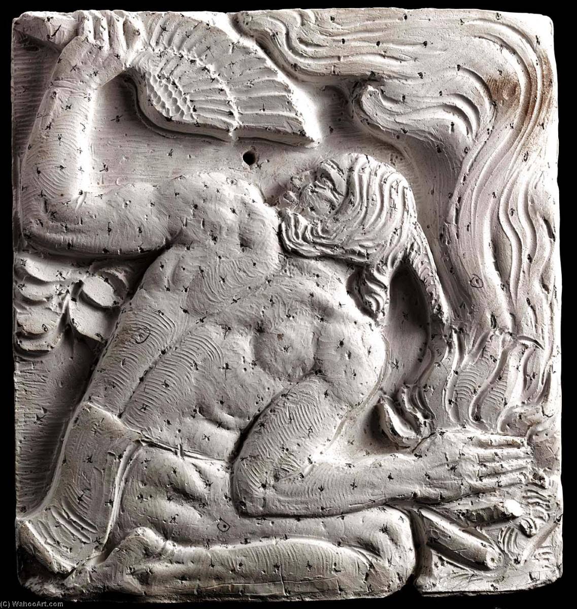 (metope Study For Postal Administration Building) Smoke Signal ( 2) — Joseph Emile Renier