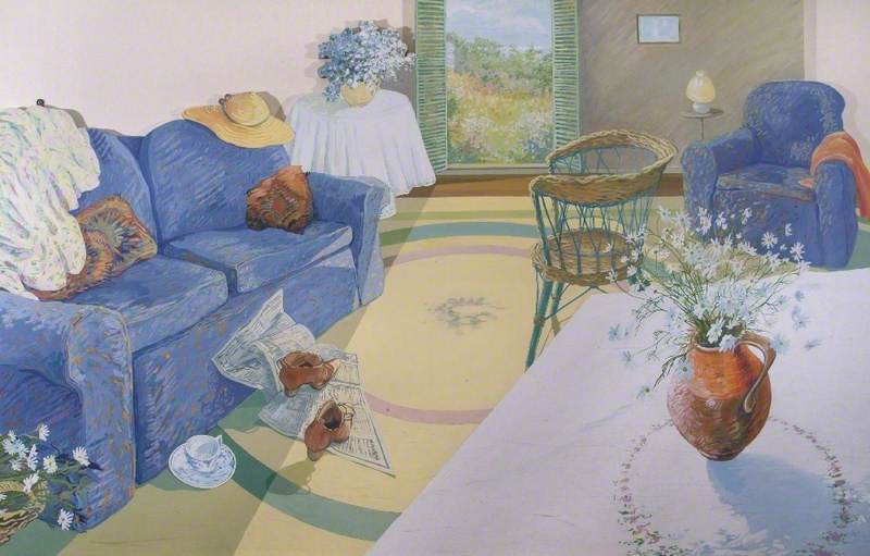 Sitting Room, Garden And Seashore (detail, 1 Of 3) — Sally Court