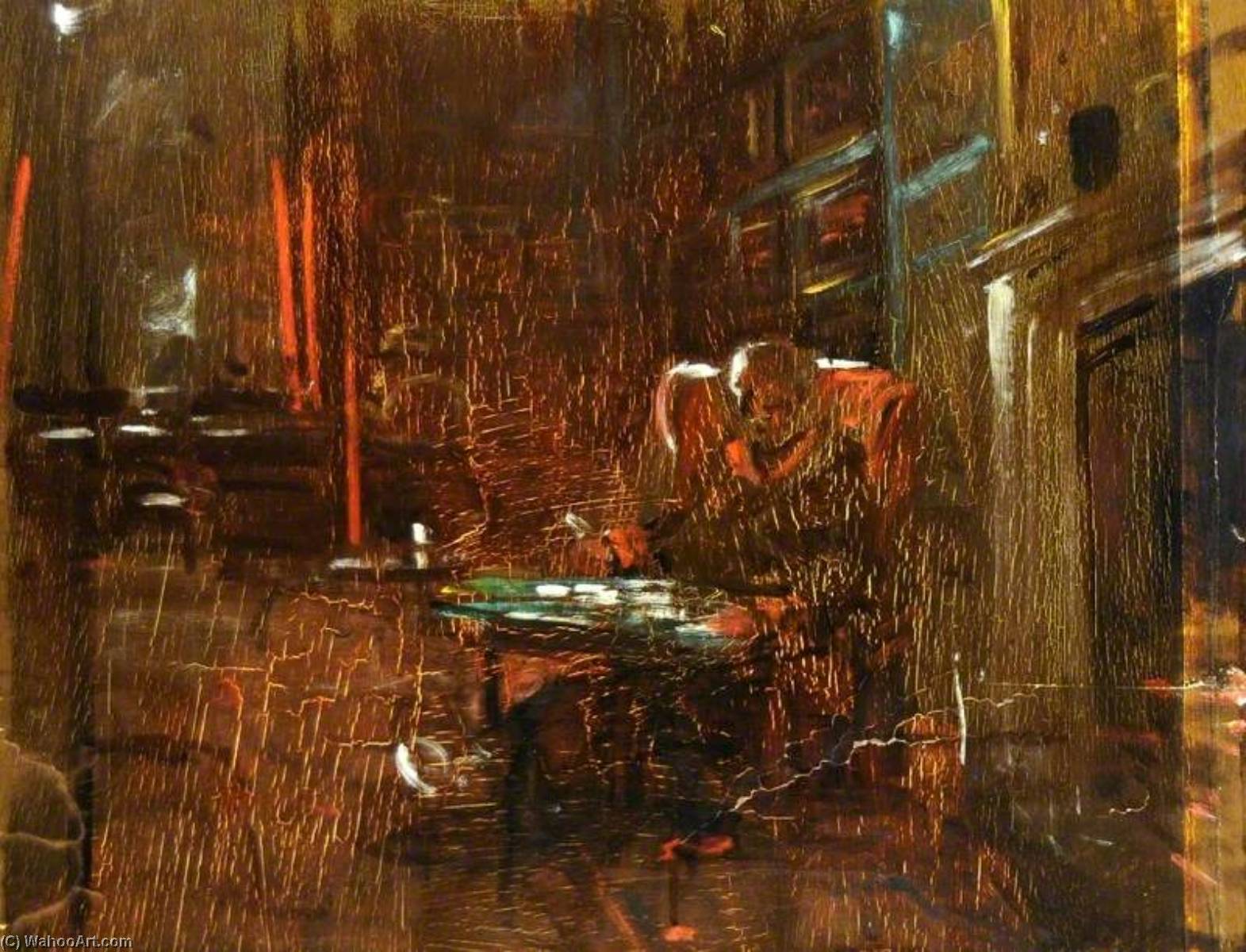 Study Of A Lady Seated (detail) — Frederick William Elwell