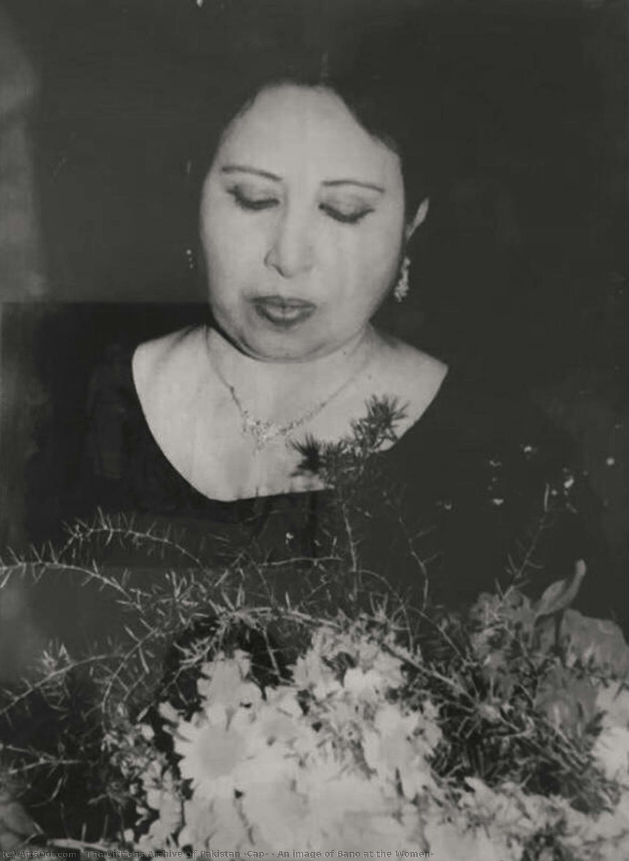 An Image Of Bano At The Women — The Citizens Archive Of Pakistan (cap)