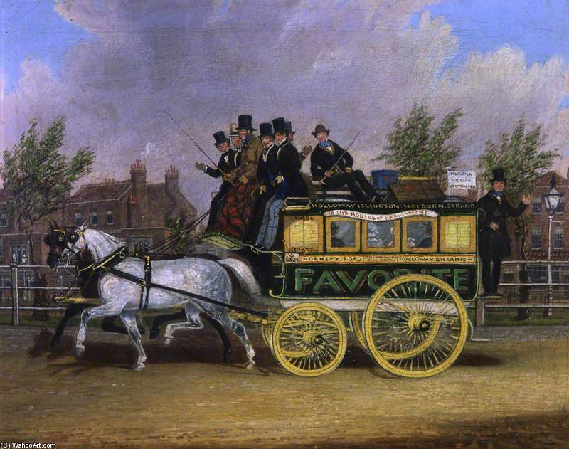 Favourite Omnibus At Islington Green — James Pollard