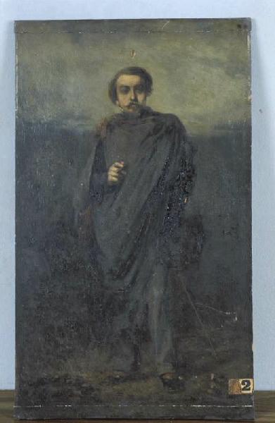 Portrait De M. Loutrel Enveloppé Dans Un Burnous — Aze Valère Adolphe Louis