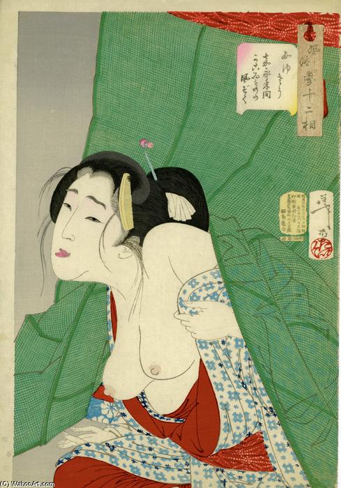 The Appearance Of A Kept Woman Of The Kaei Era — Tsukioka Yoshitoshi