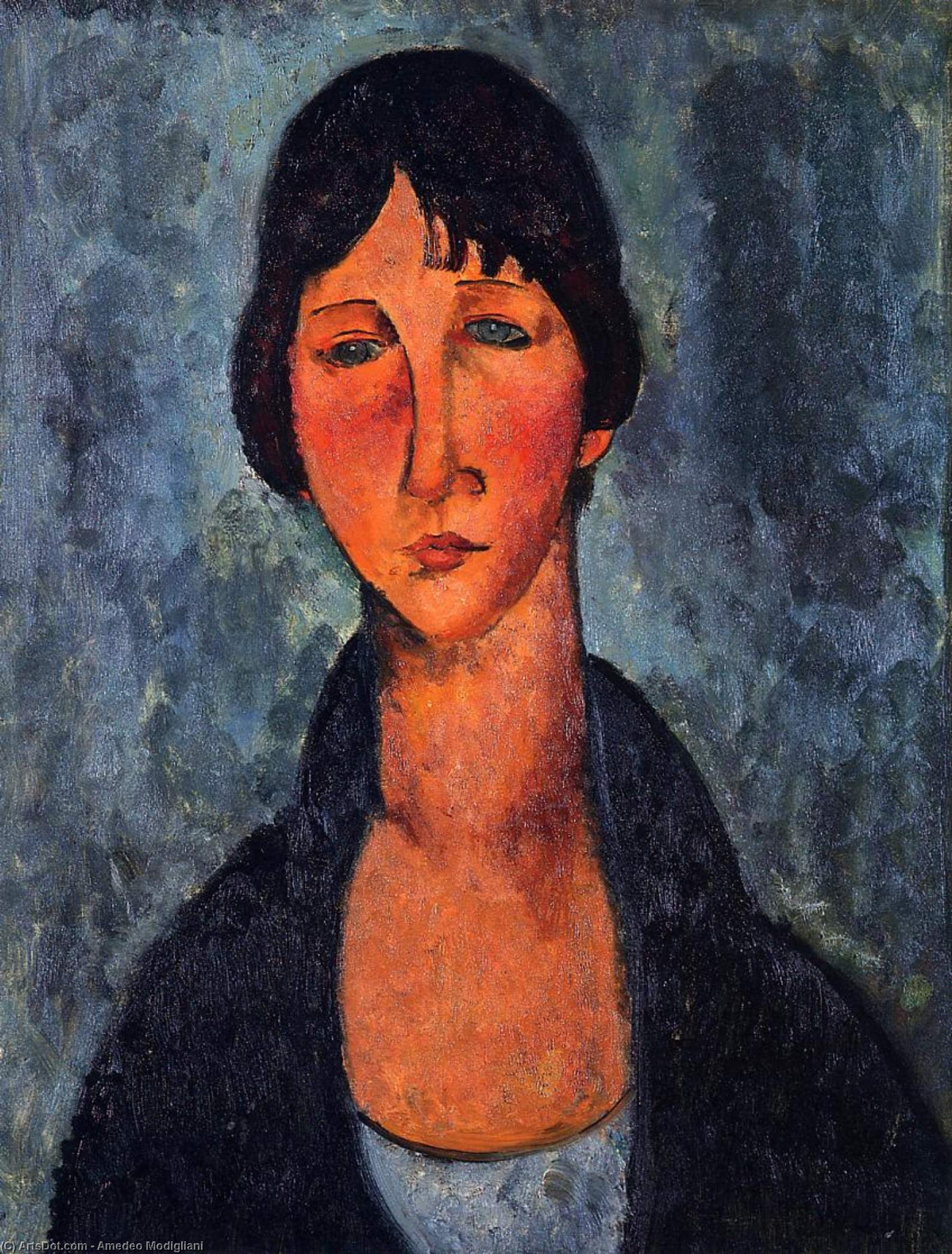 The Blue Blouse — Модильяни