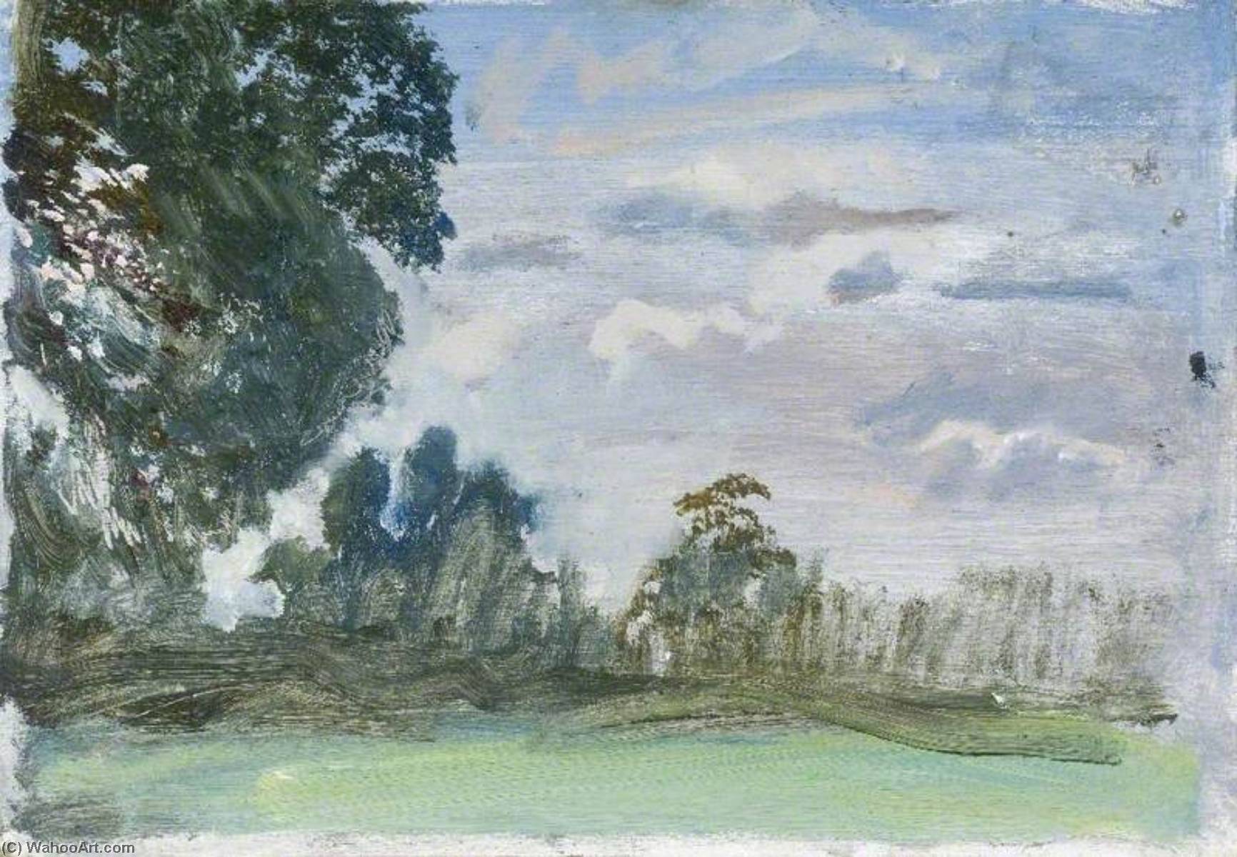 A Landscape, Study With Trees — Маннингс