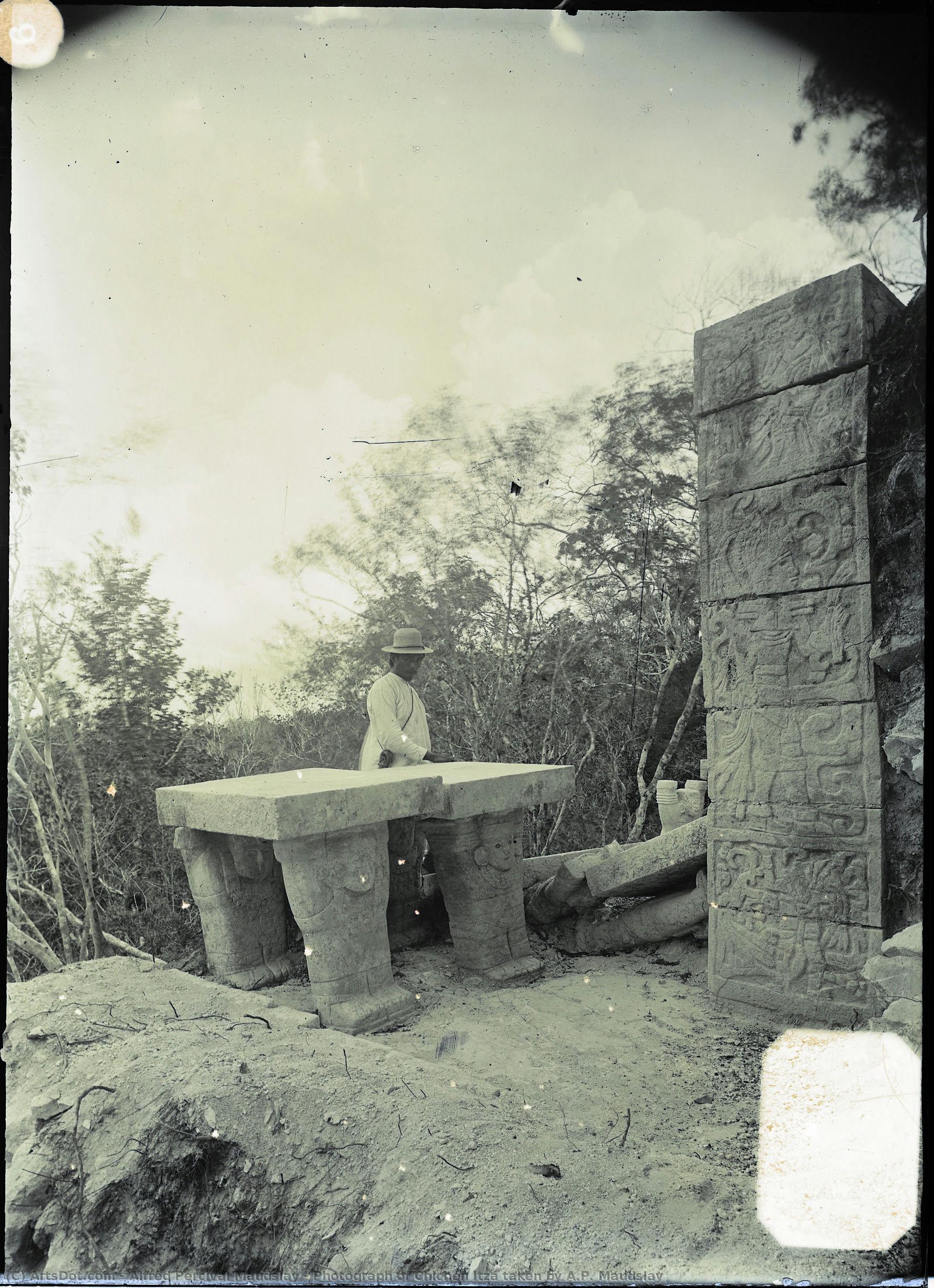 Photograph Of Chichén Itzá Taken By A.p. Maudslay — Alfred Percival Maudslay