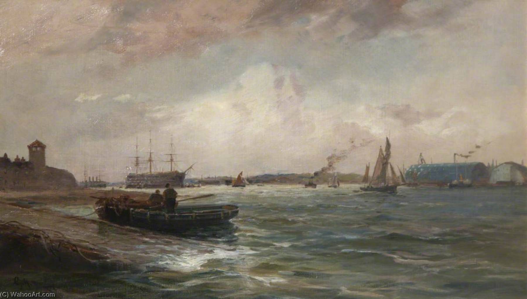 Cremyll, Mount Edgcumbe And The Mouth Of The Hamoaze — George Henry Jenkins
