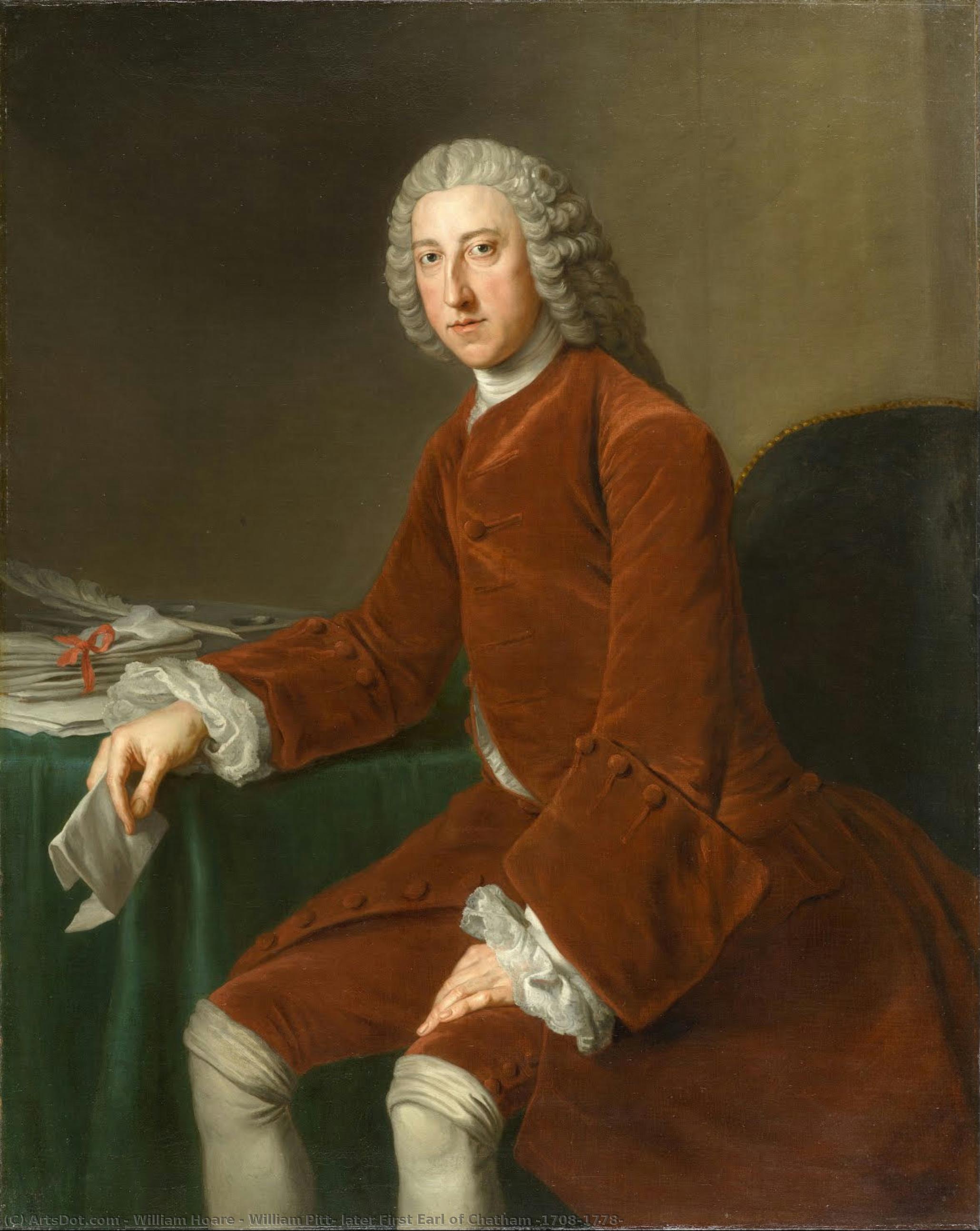 William Pitt, Later First Earl Of Chatham (1708-1778) — William Hoare