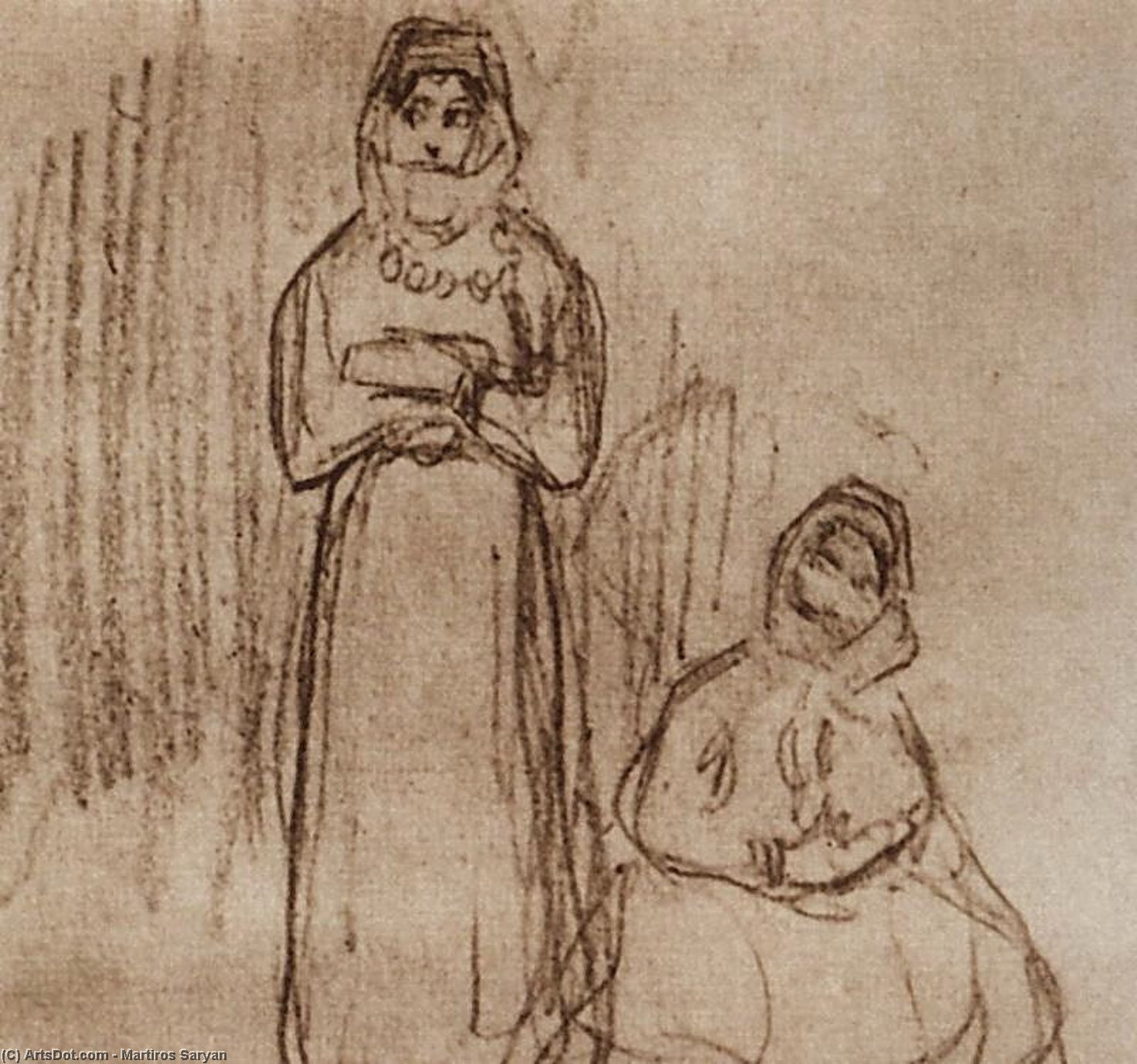 Peasants — Martiros Saryan
