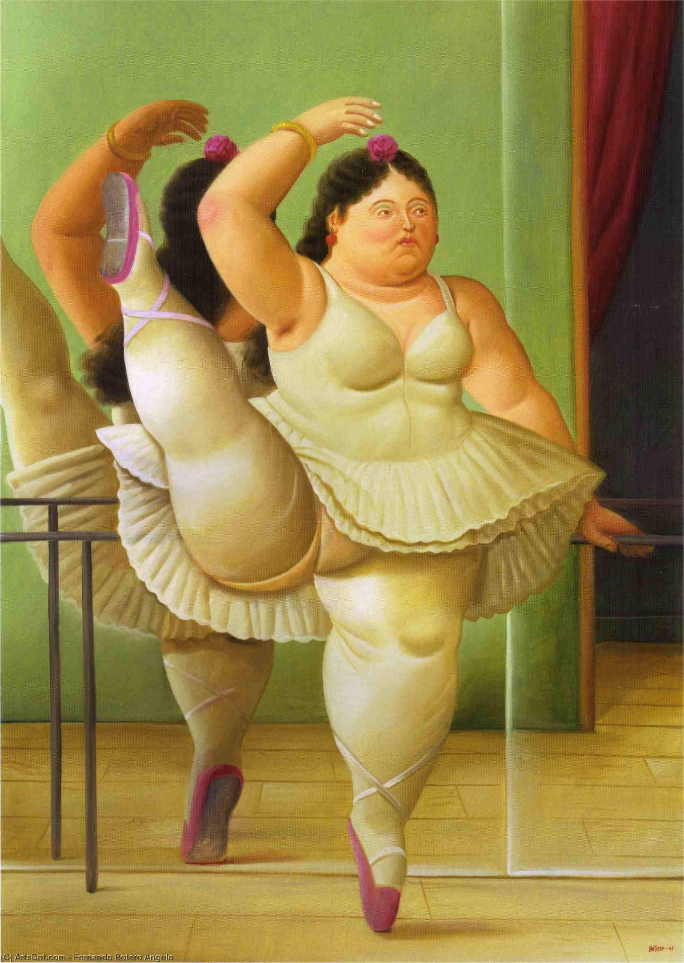 Danseuse À La Barre — Fernando Botero