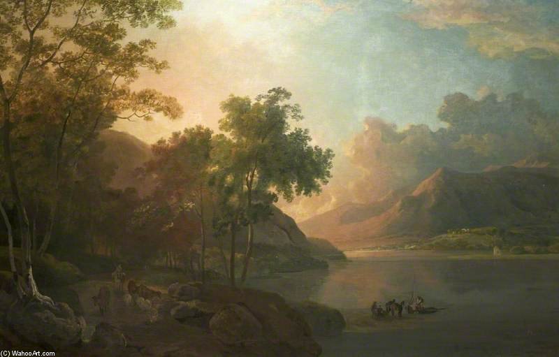 Lake Scene — George Barret The Younger