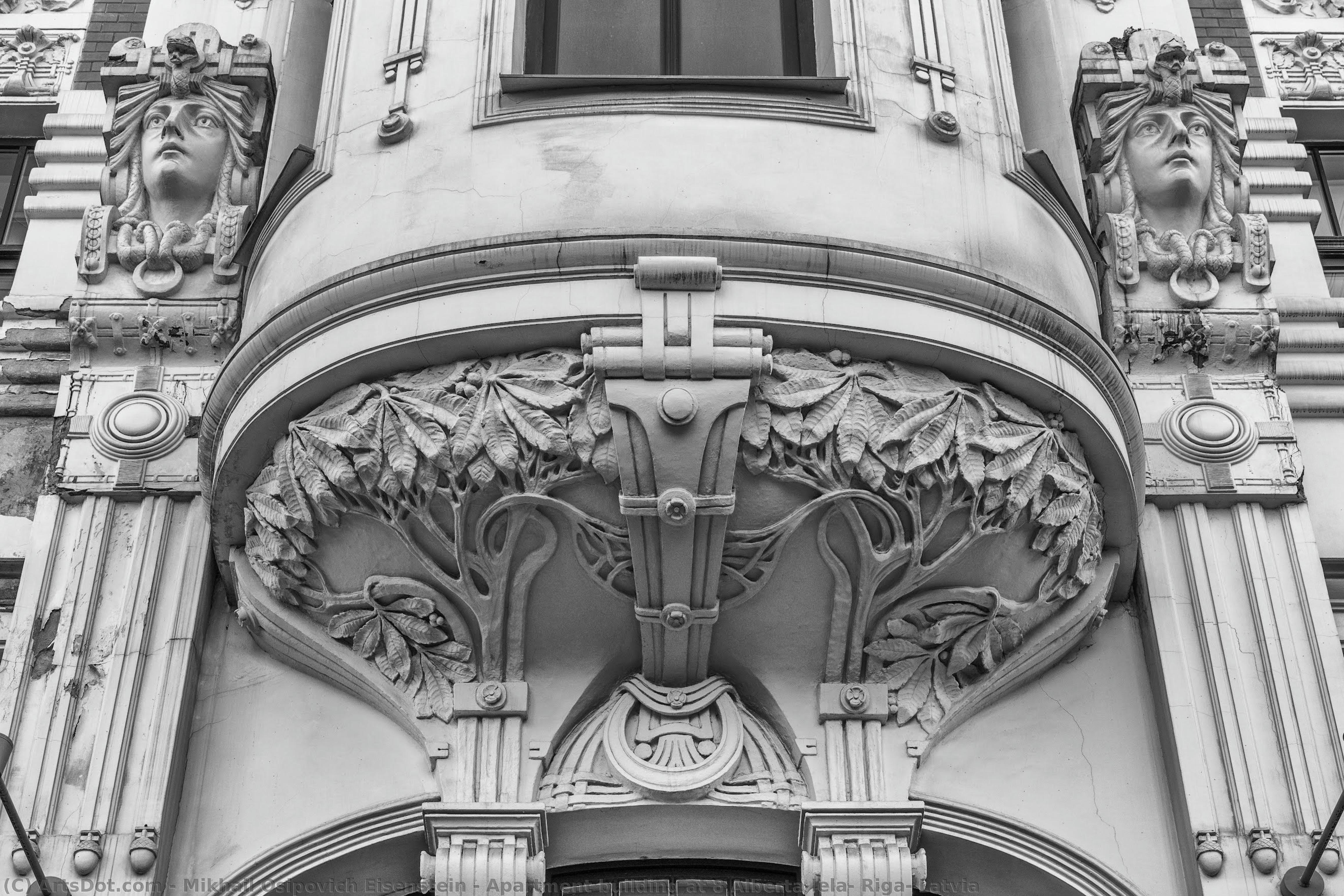 Apartment Building At 8 Alberta Iela, Riga, Latvia — Mikhail Osipovich Eisenstein
