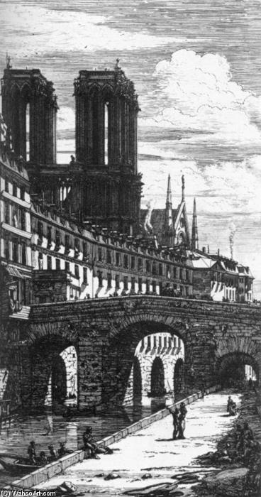 The Petit Pont — Charles Meryon