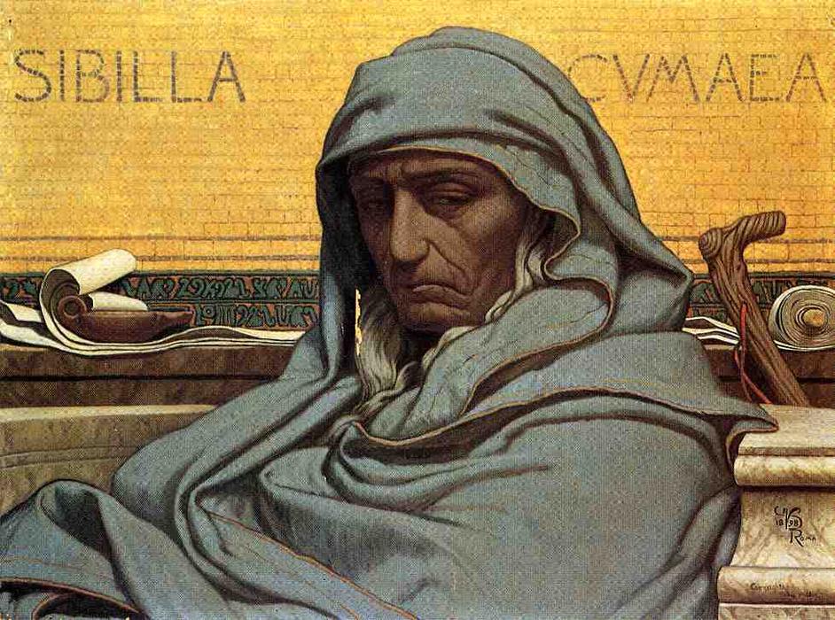 Sibilia Cumaea — Elihu Vedder