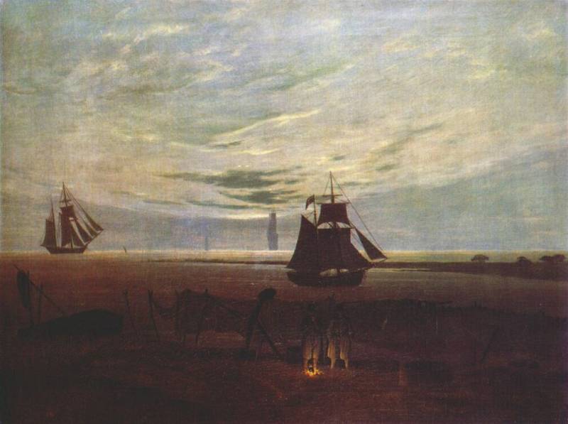 Evening By The Baltic — Каспар Давид Фридрих