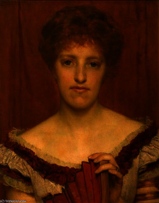 Portrait Of My Wife — Lourens Alma Tadema