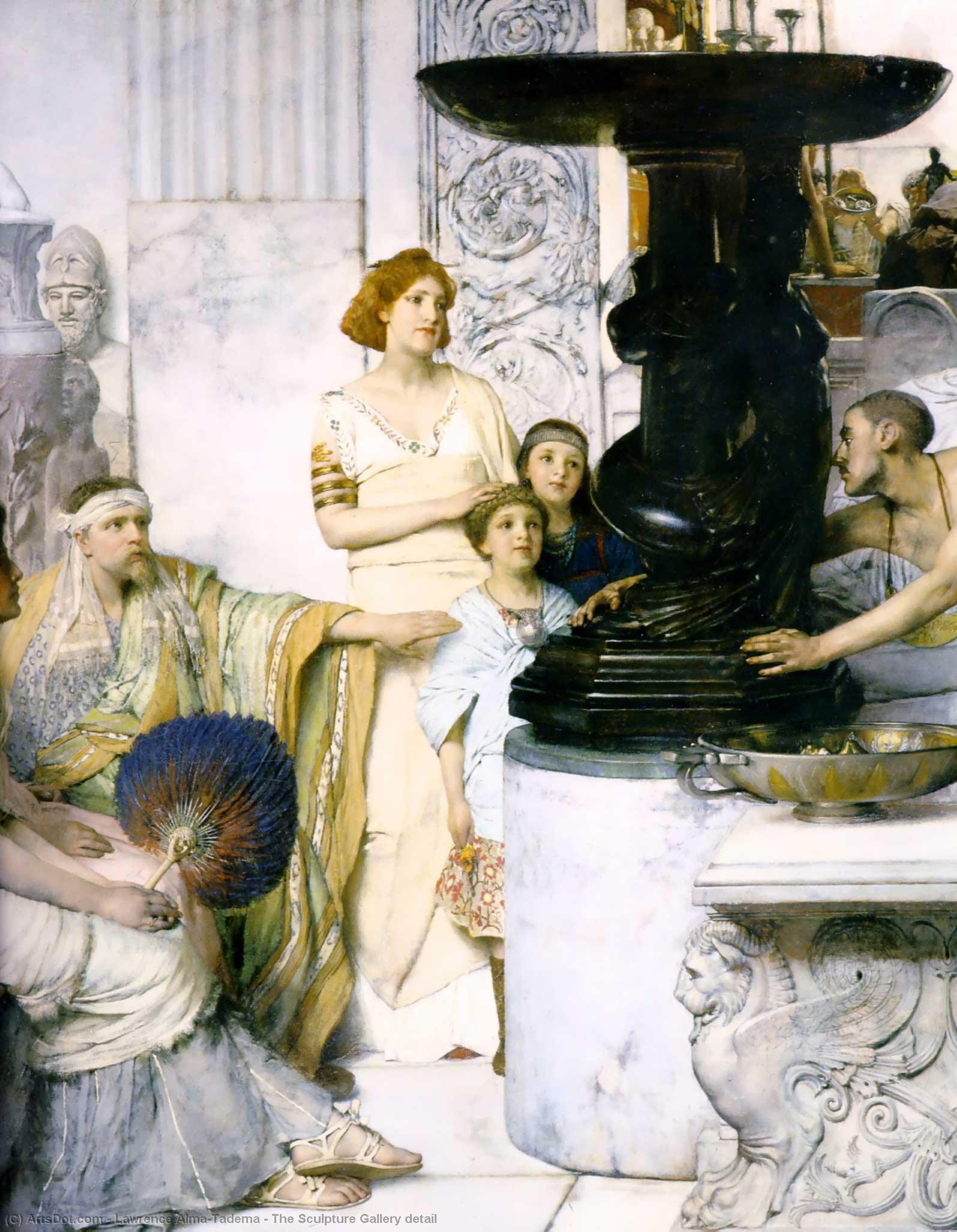 The Sculpture Gallery Detail — Lourens Alma Tadema