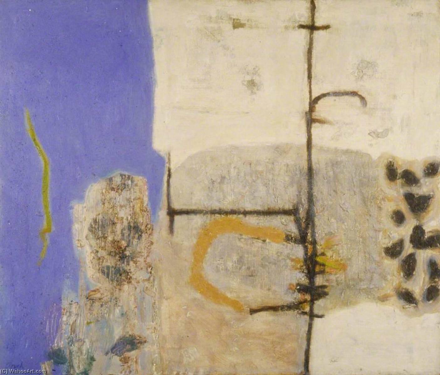 Man By A Fence — Prunella Clough