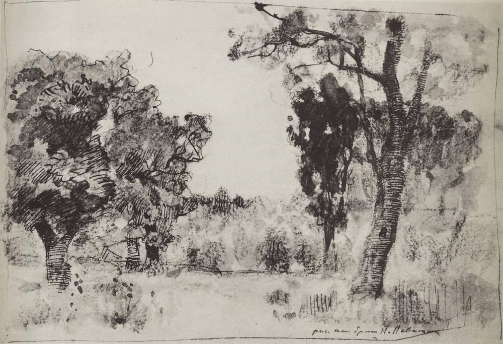 Village At The Edge Of Forest — Isaak Ilyich Levitan