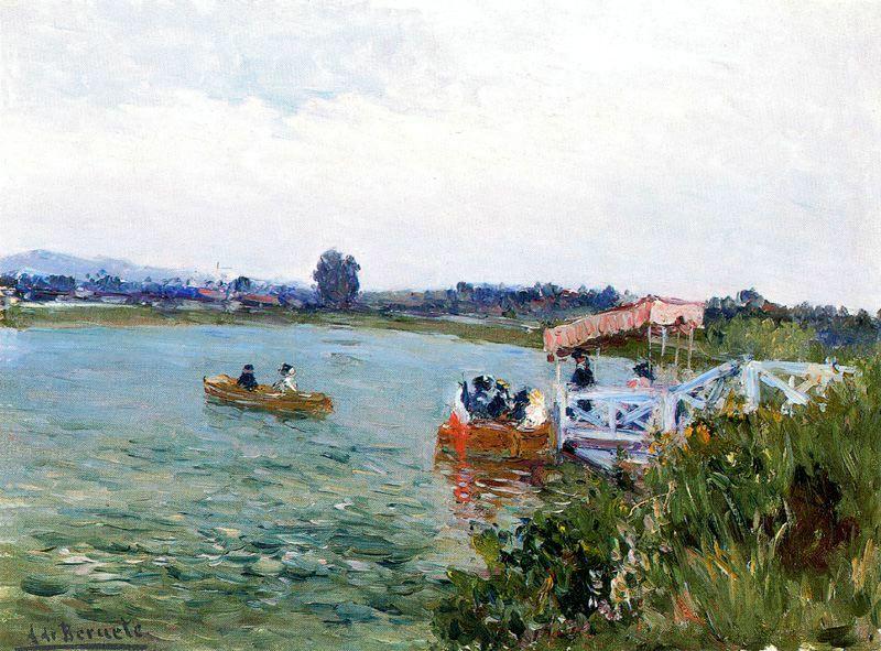 Embarcadero En Vichy — Aureliano De Beruete Y Moret