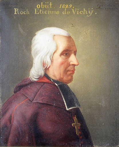Portrait De Roch Etienne De Vichy Roch Etienne De Vichy, Évêque D'autun De 1819 À 1829 (autre Titre) — Pierre Louis Delaval