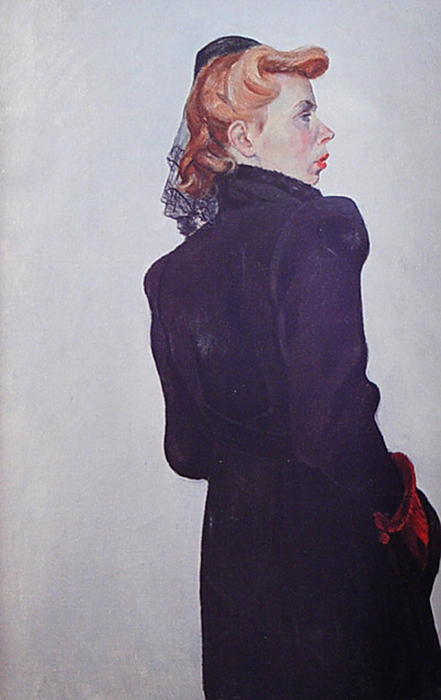 Portrait Of A Woman — Aleksandr Deyneka