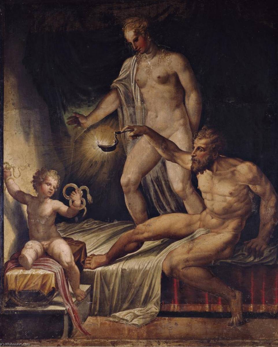 Hercules And The Serpents — Niccolo Dell' Abate