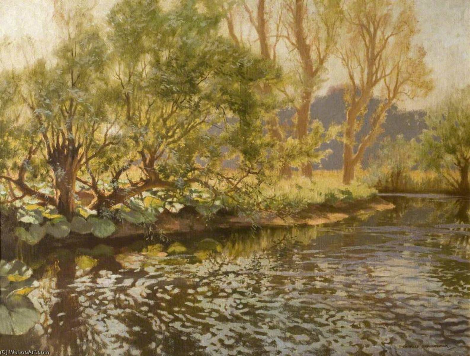 A Sun Dappled Pool — Charles Oppenheimer