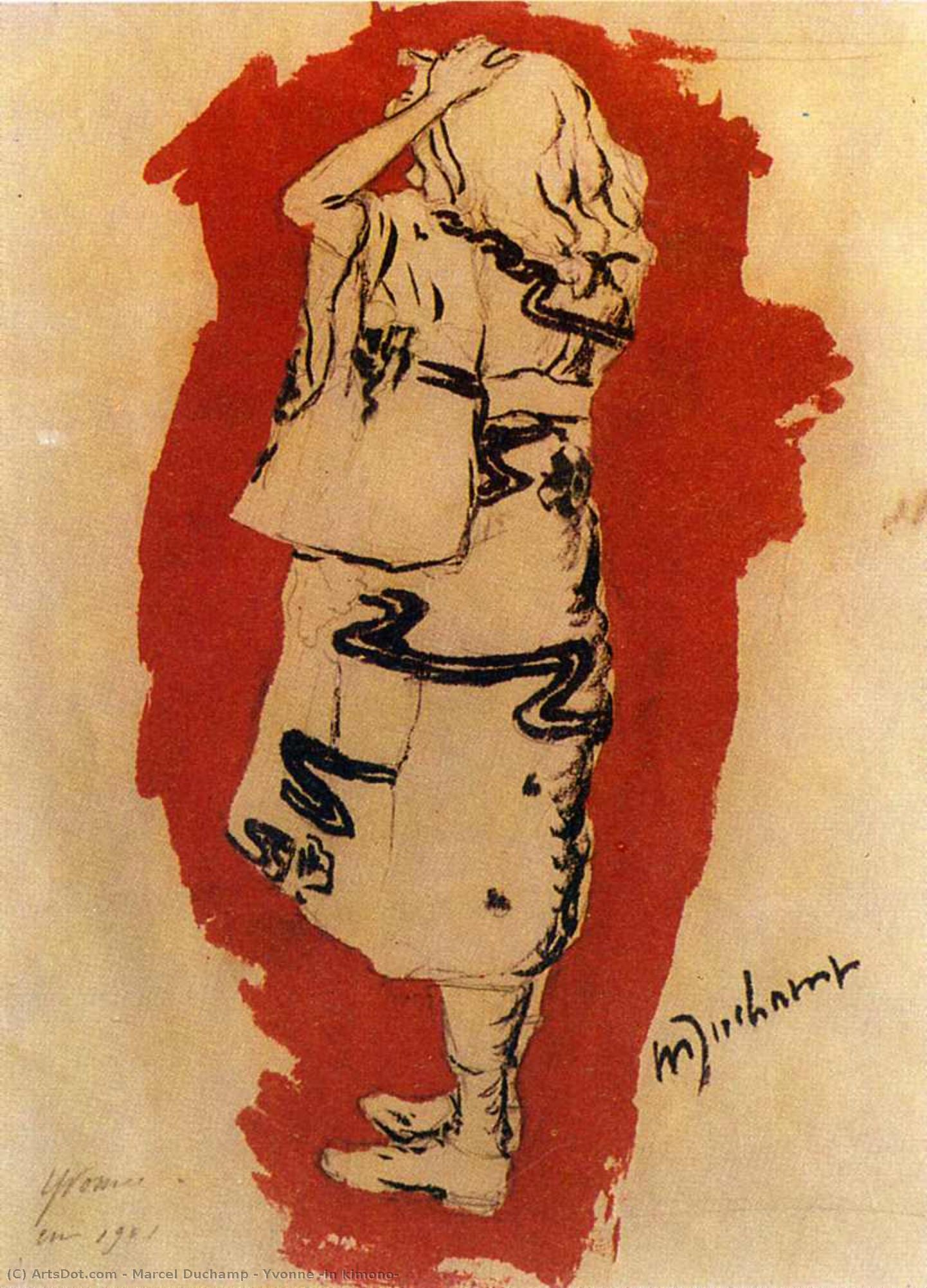 Yvonne (in Kimono) — Марсел Дјушан