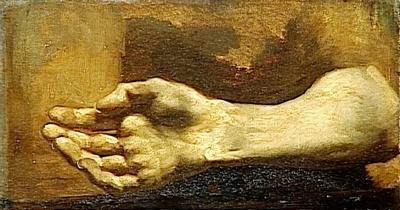 Français Étude De Bras Et De Main Realisé Par Géricault Por Son Oeuvre Le Radeau De La Méduse — Théodore Géricault