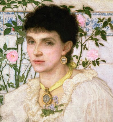 Portrait Of Mrs. George Henry Boughton — George Henry Boughton