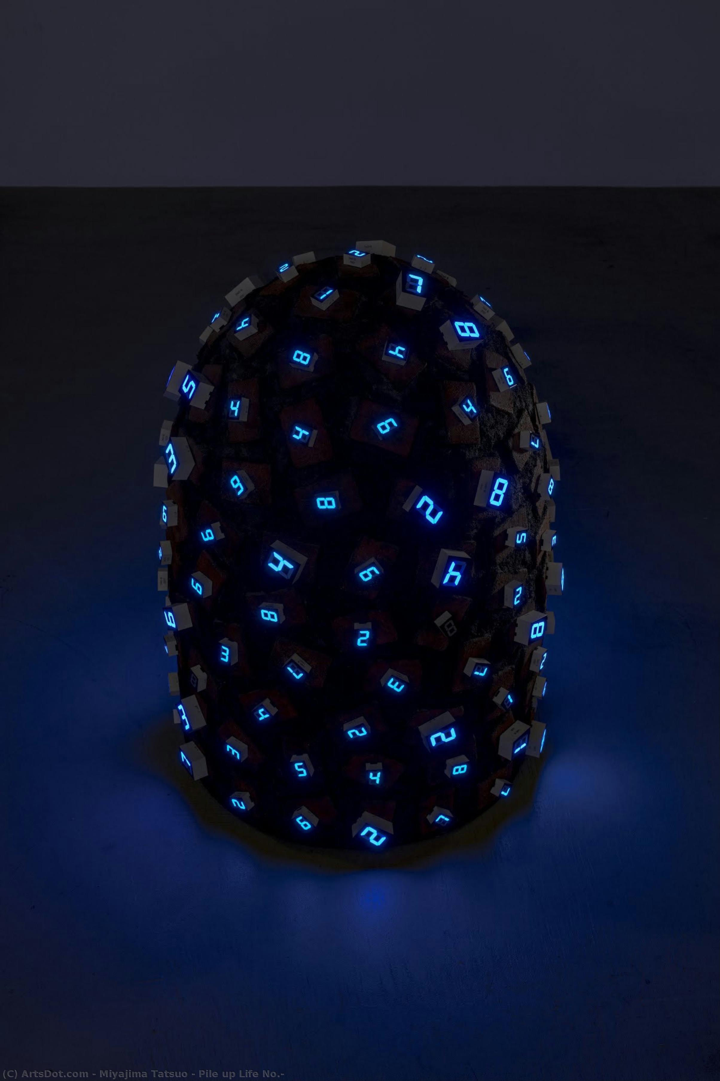 Pile Up Life No.４ — Tatsuo Miyajima