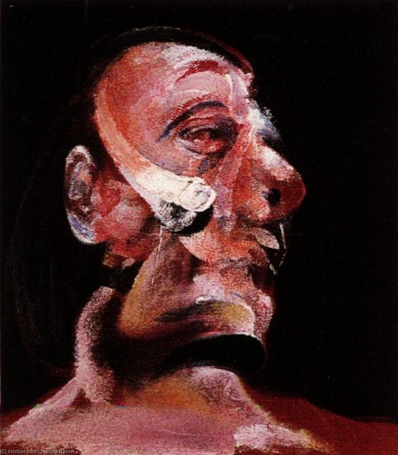 Three Studies Of Muriel Belcher 3 — フランシス・ベーコン
