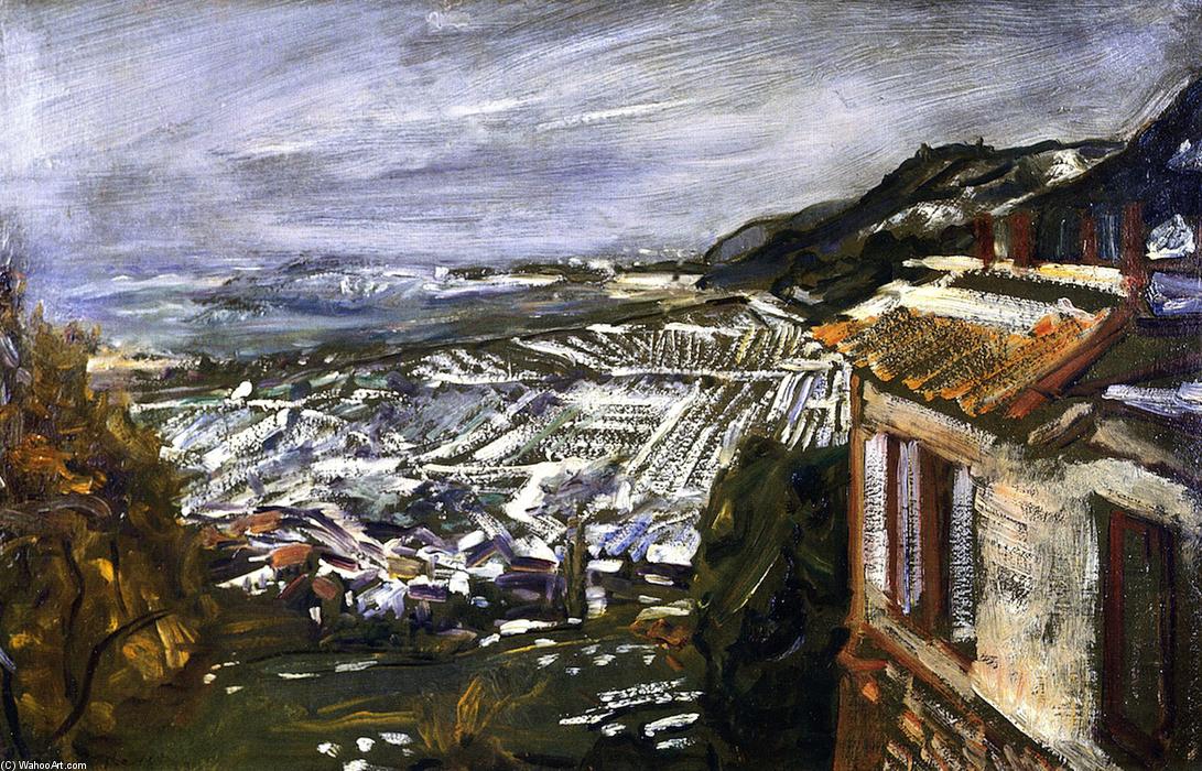 View From Naukastel, Late Autumn With Snow — Max Slevogt