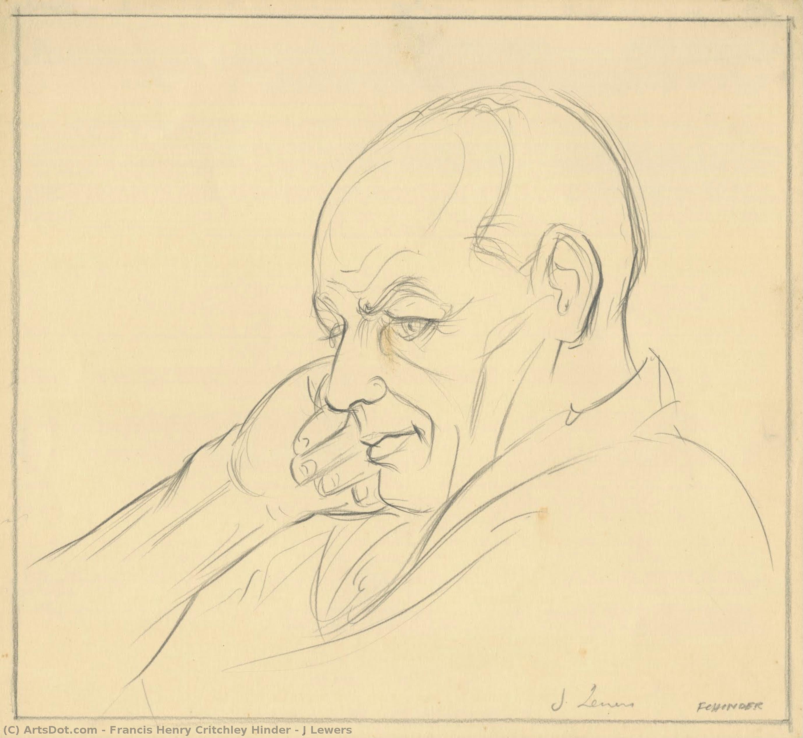J Lewers — Francis Henry Critchley Hinder