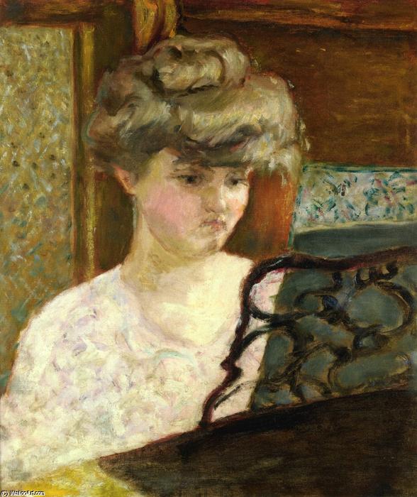 Misia At The Piano (aka Portrait Of Misia Natanson) — Pierre Bonnard