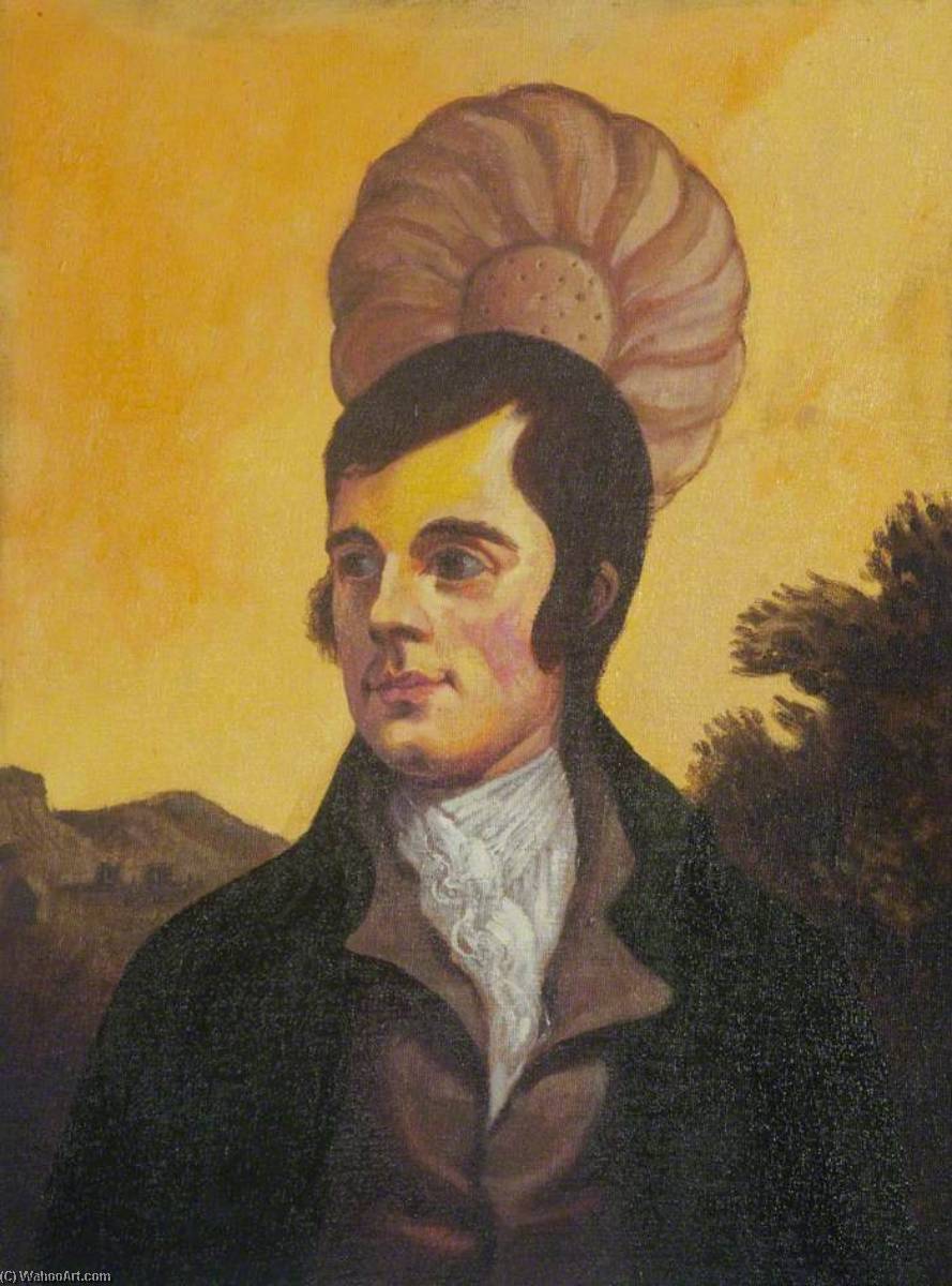 Robert Burns With Shortcake Biscuit — Allen Ramsay
