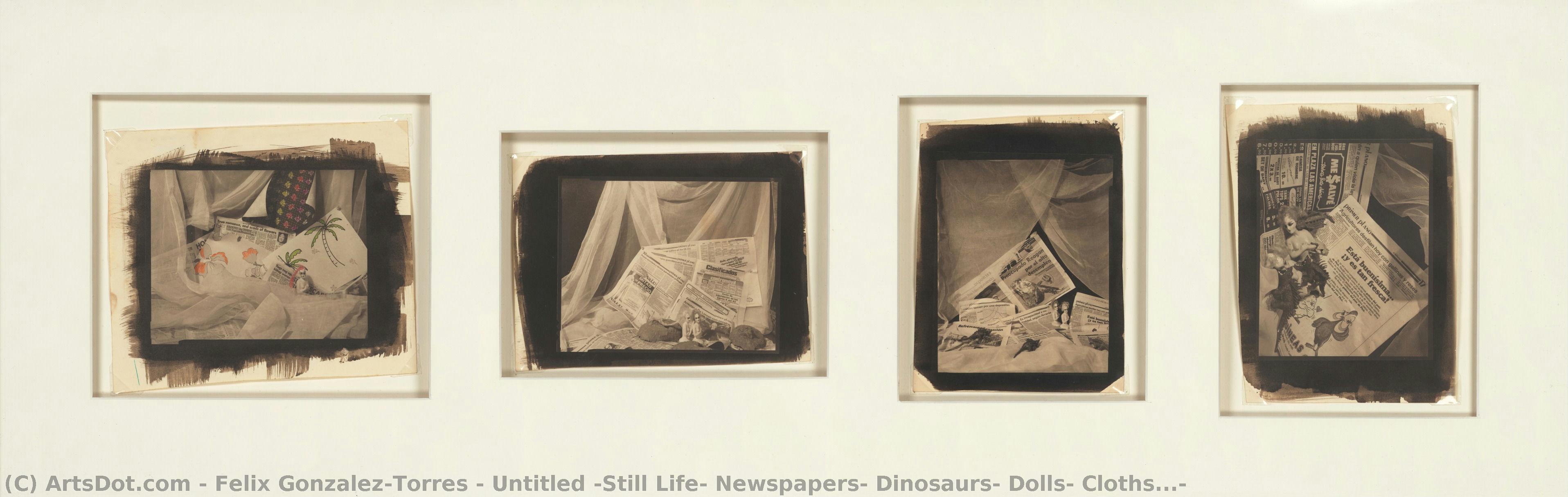 Untitled (still Life: Newspapers, Dinosaurs, Dolls, Cloths...) — Felix Gonzalez-torres