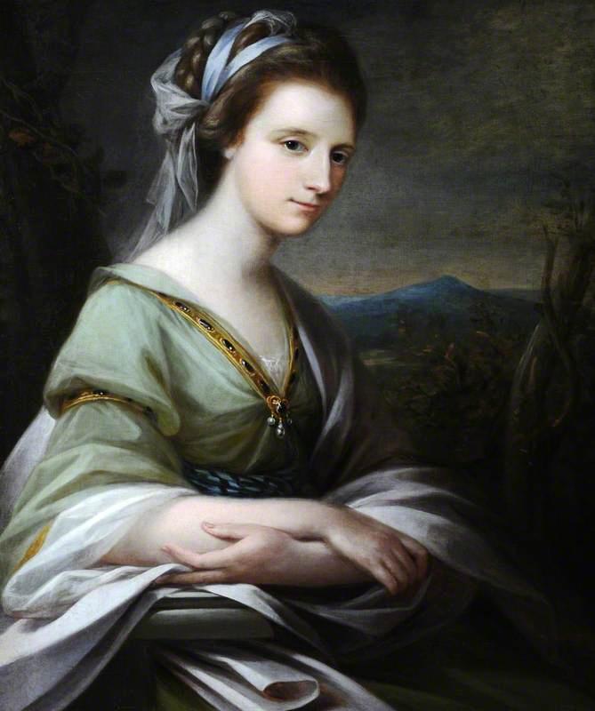Lady Frances Greville, Lady Harpur — Angelica Kauffmann (maria Anna Angelika)