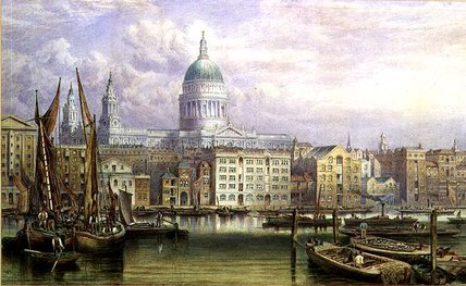 St. Paul's From Bankside, Southwark — William Richardson