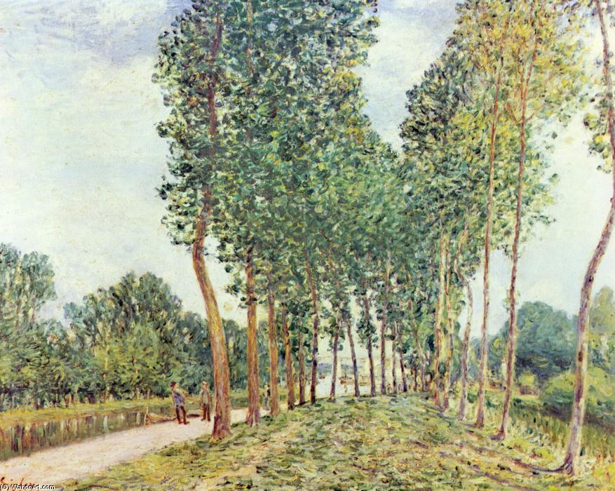 Las Orillas Del Loing En Moret — Alfred Sisley