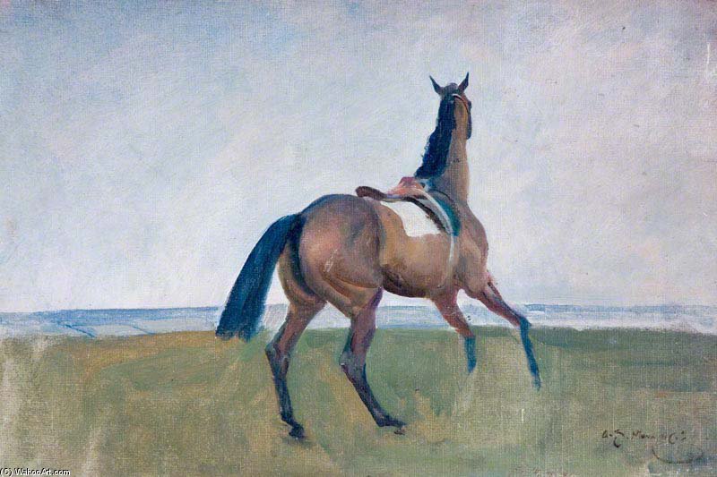Study Of A Loose Horse — Sir Alfred James Munnings