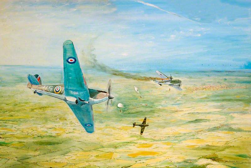 Air Battle Over Ipswich — John Constable Reeve